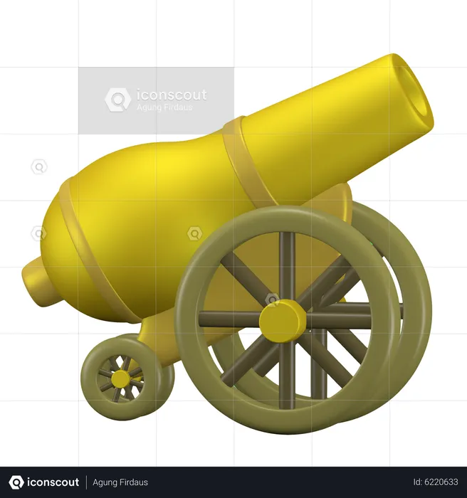 Cannon Ramadan  3D Icon