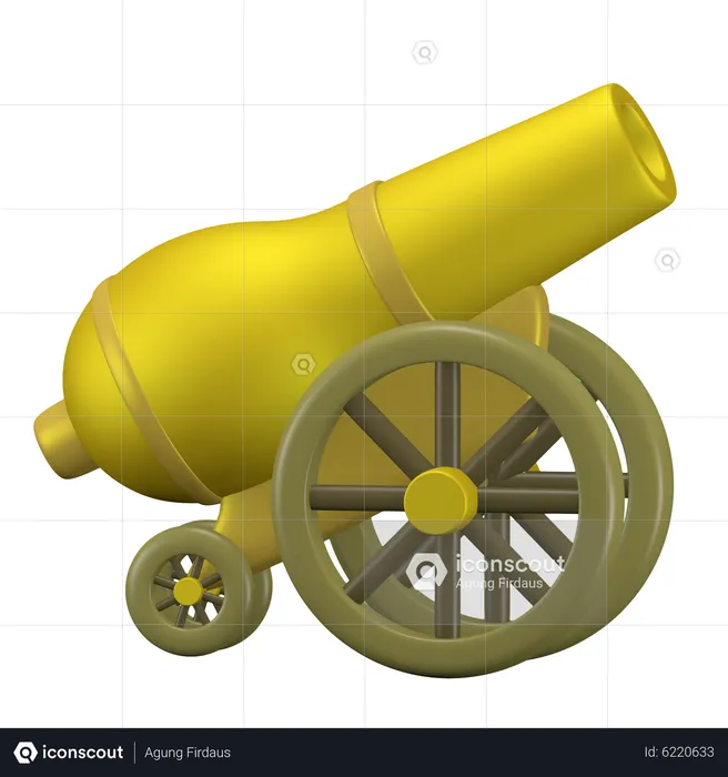 Cannon Ramadan  3D Icon