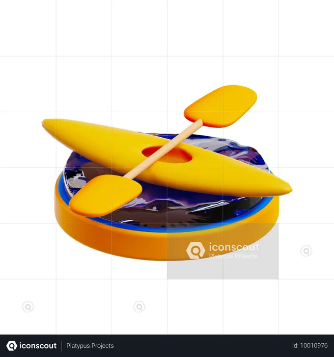 Canoa  3D Icon