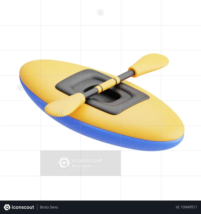 Canoe  3D Icon