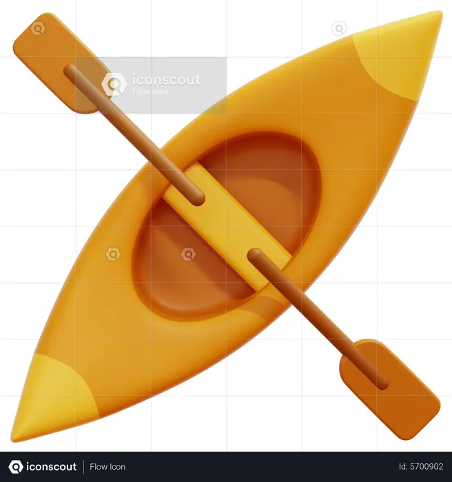 Canoe  3D Icon