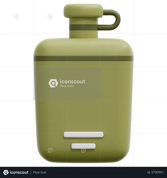 Canteen Bottle  3D Icon