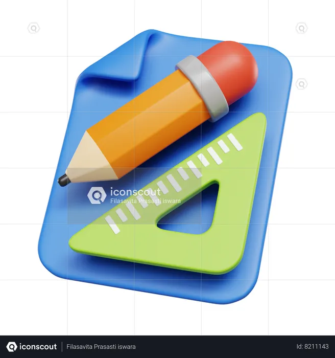 Canvas Ruler  3D Icon