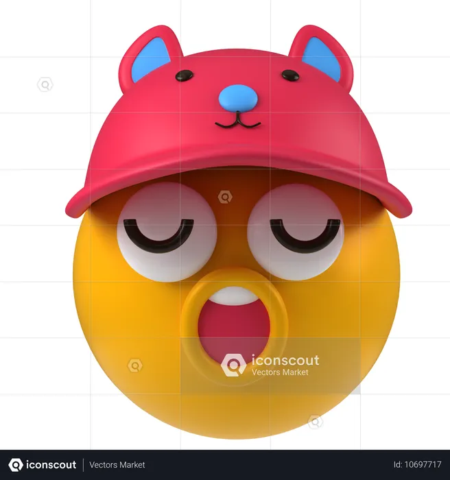 Cap Emoji  3D Icon