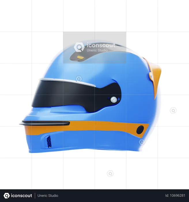 Capacete  3D Icon