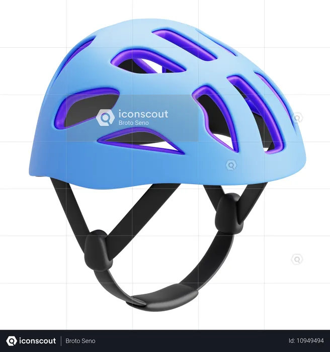 Capacete de ciclismo  3D Icon