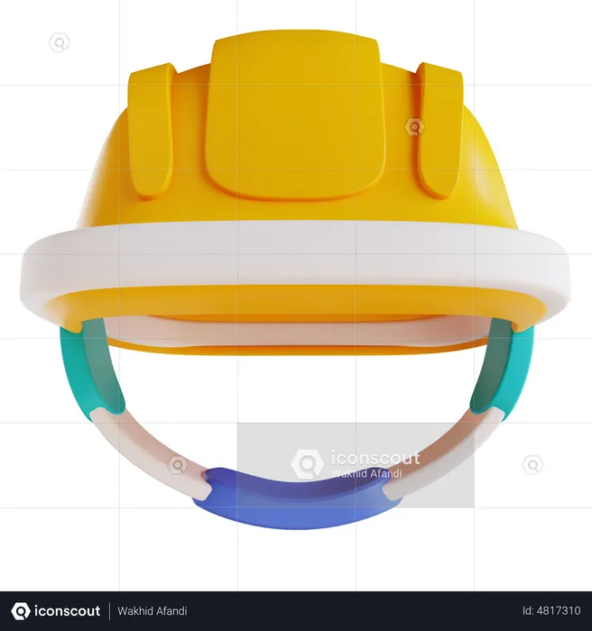 Capacete de construção  3D Icon