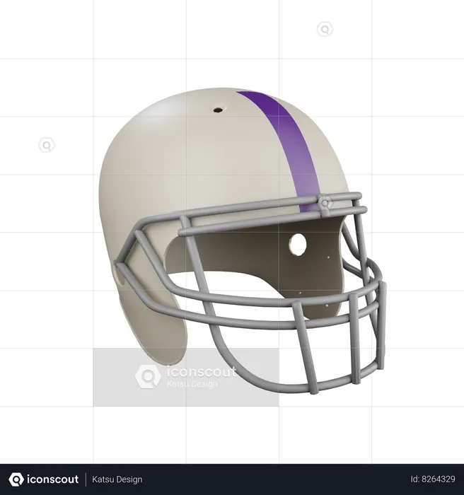 Capacete de futebol americano  3D Icon