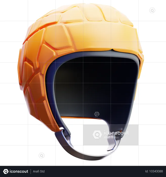 Capacete de rugby  3D Icon