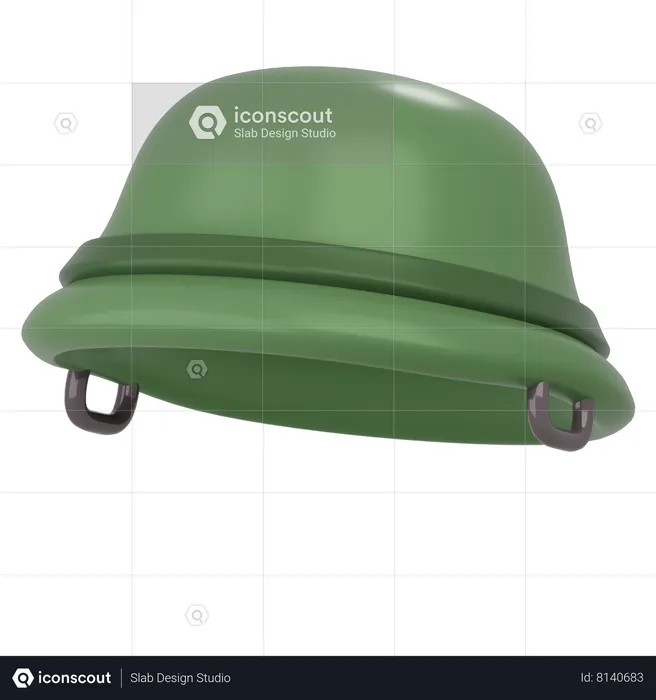 Capacete militar  3D Icon