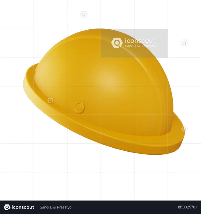 Capacete duro  3D Icon