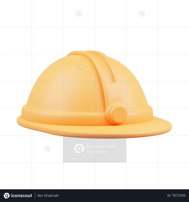 Capacete duro  3D Icon