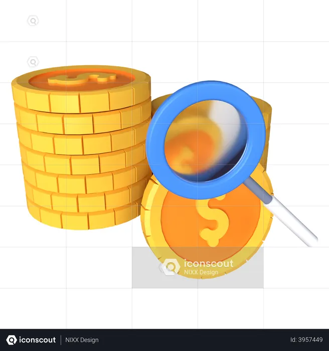 Capital analysis  3D Illustration