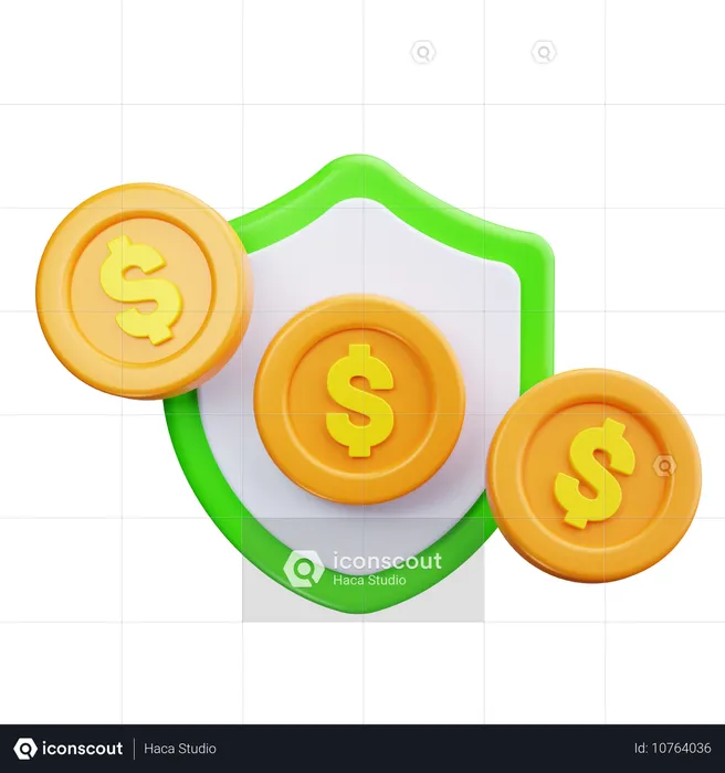 Capital privado  3D Icon