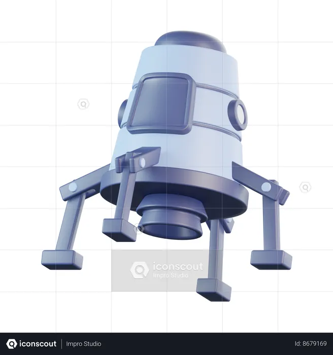 Cápsula espacial  3D Icon