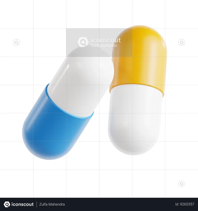 Capsule  3D Icon