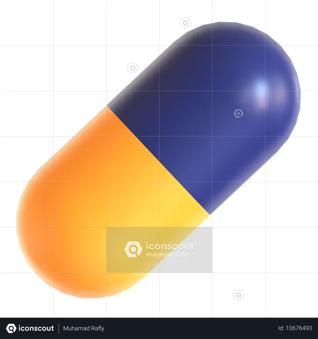 Capsule  3D Icon