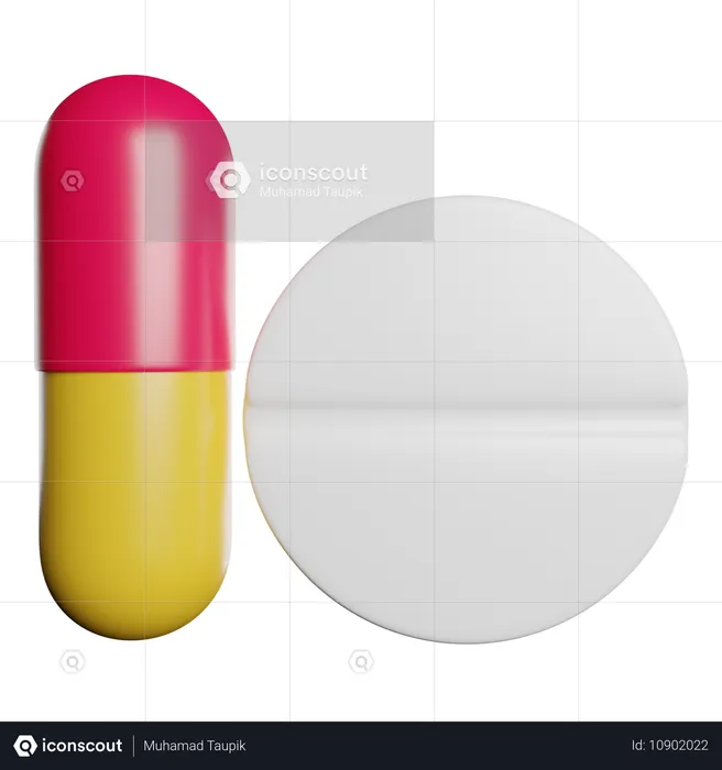 Capsule  3D Icon