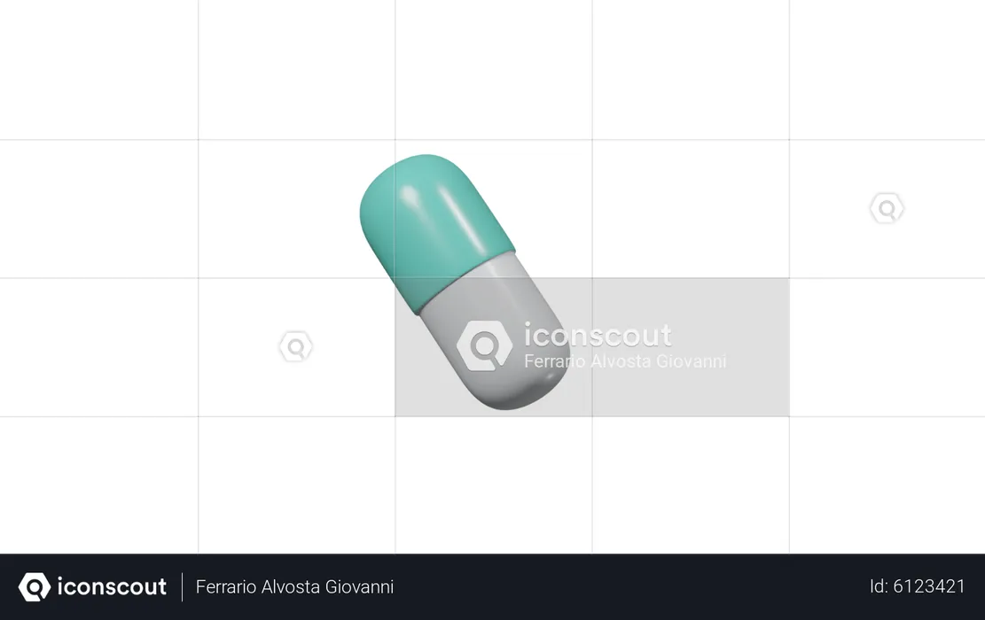 Capsule  3D Icon