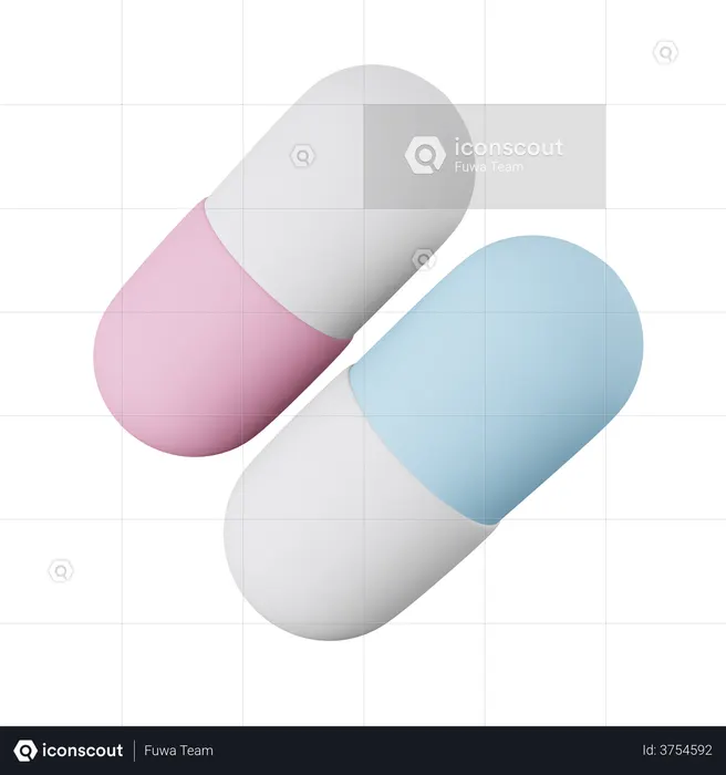 Capsule  3D Icon