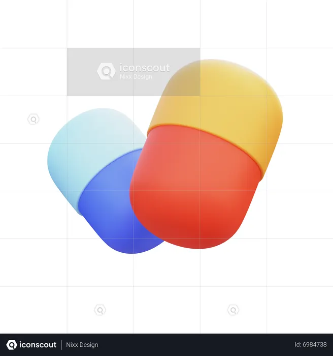 Capsule  3D Icon