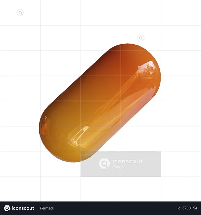 Capsule shape  3D Icon