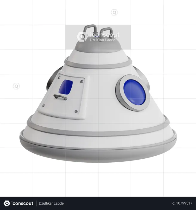 Capsule spatiale  3D Icon