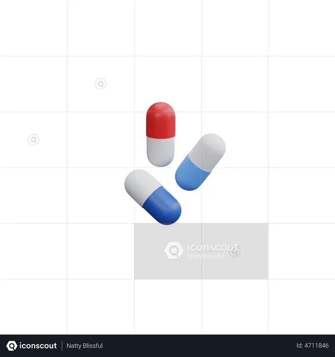 Capsules  3D Icon