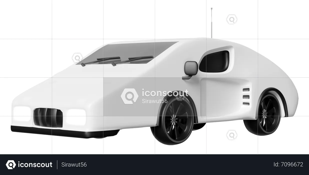 車  3D Illustration