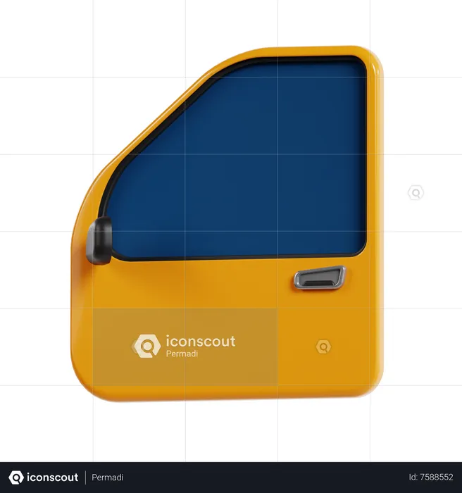 Car Door  3D Icon