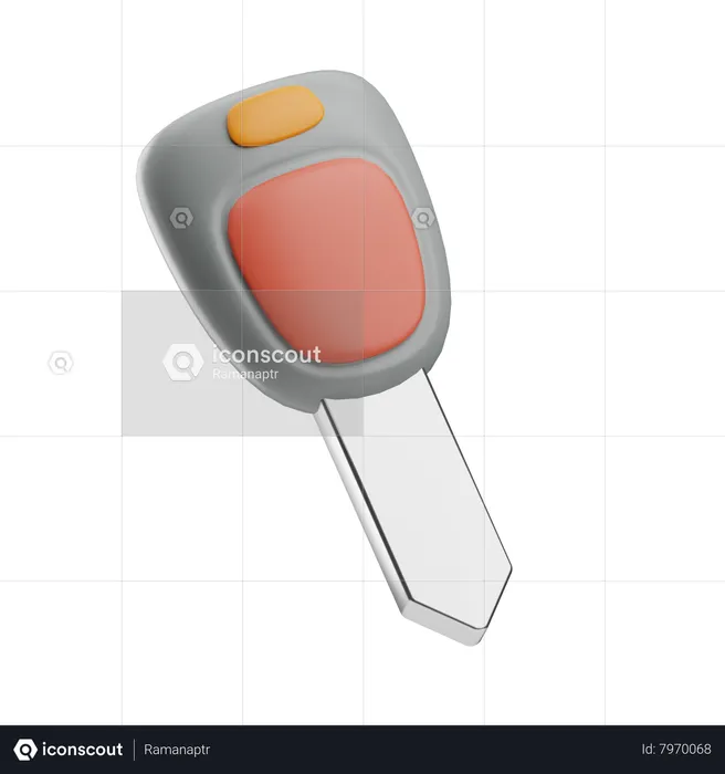 Car Key  3D Icon