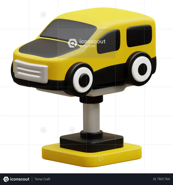 Car Lift  3D Icon