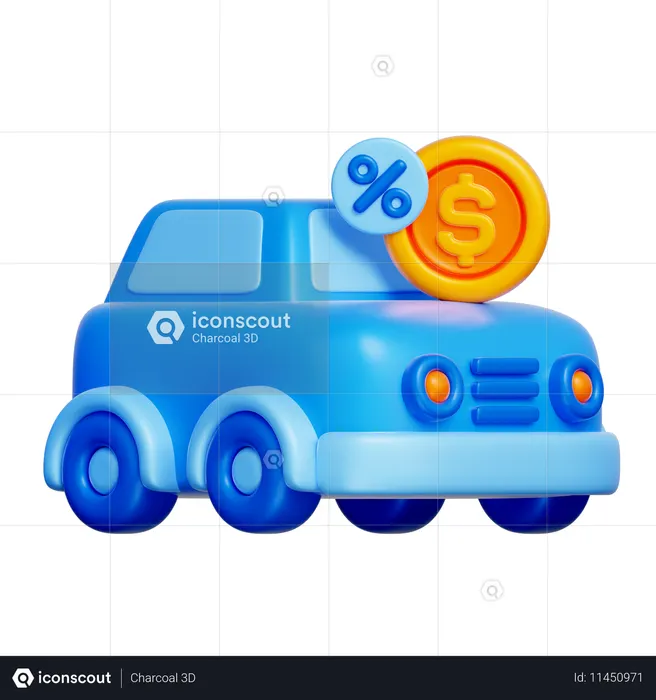 Car Loan  3D Icon