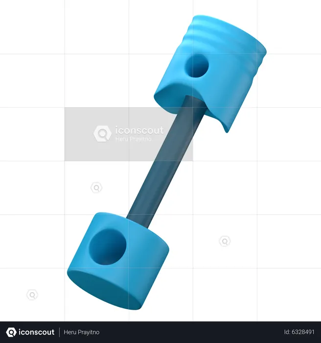 Car Piston  3D Icon