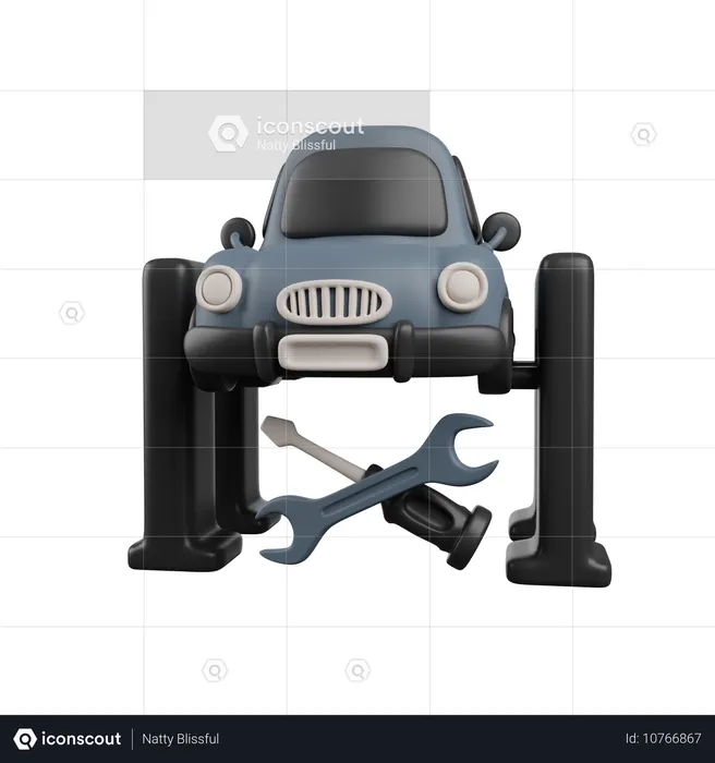 Car Repair  3D Icon