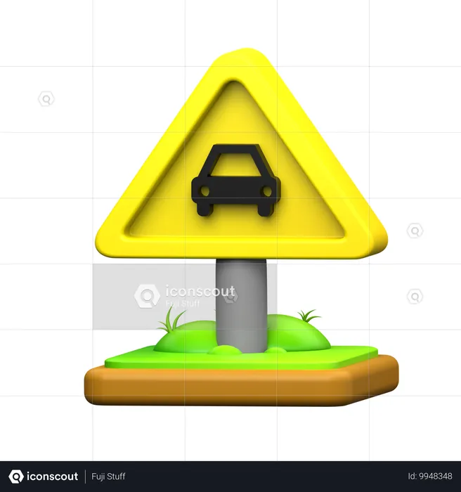 Car Sign  3D Icon