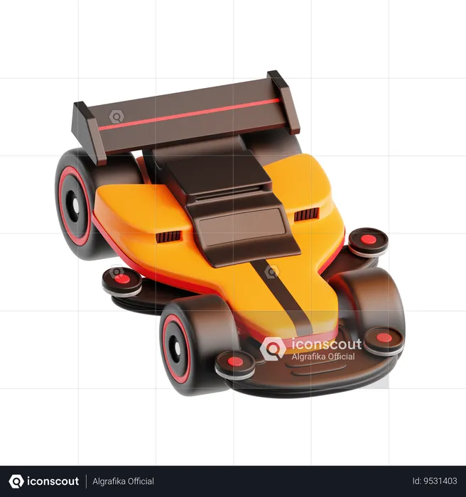 Car Toy  3D Icon