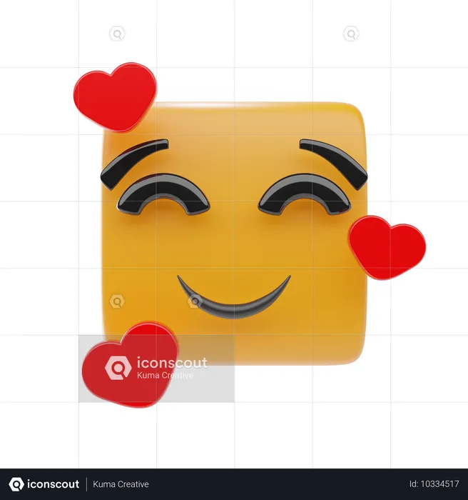 Cara viva Emoji 3D Icon