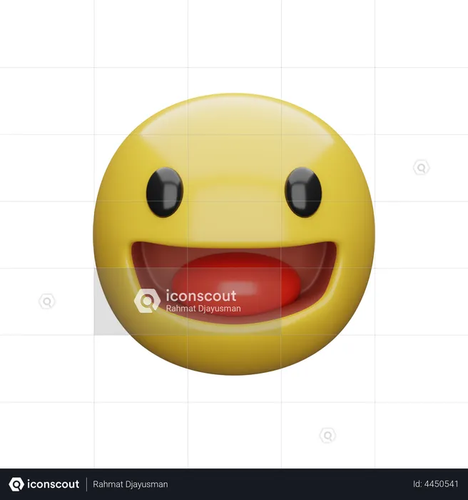 Rosto fazendo careta Emoji 3D Emoji