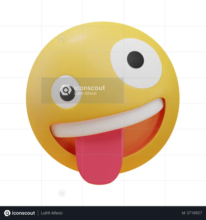 Cara engraçada Emoji 3D Emoji