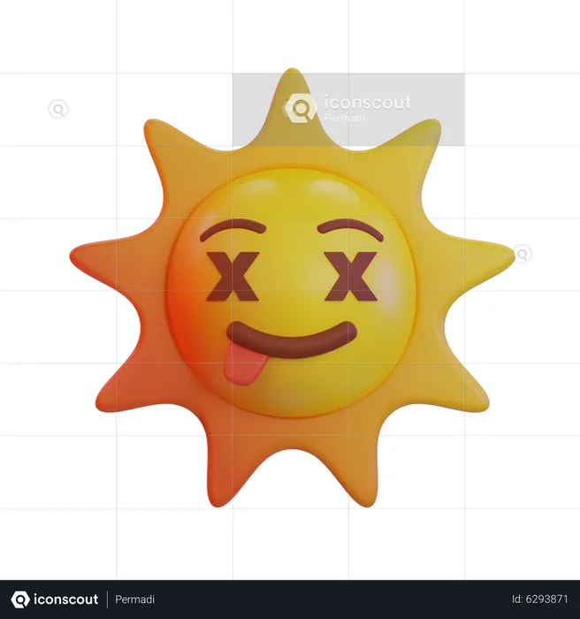 Cara morta Emoji 3D Icon