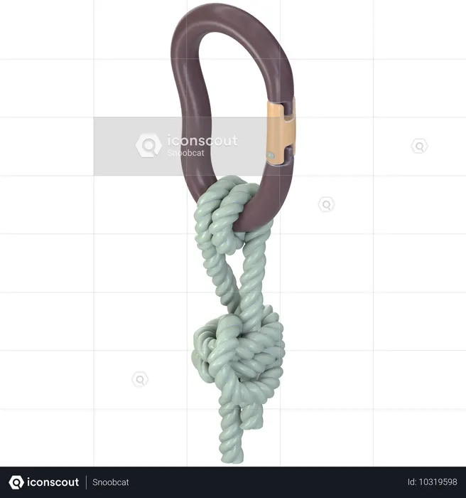 Carabiner  3D Icon