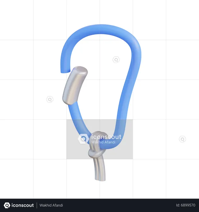 Carabiner  3D Icon