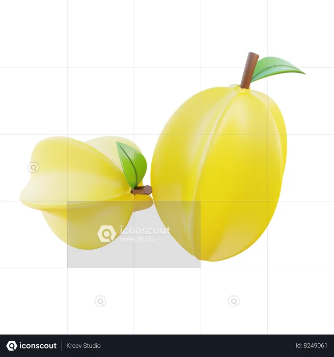 Carambola  3D Icon