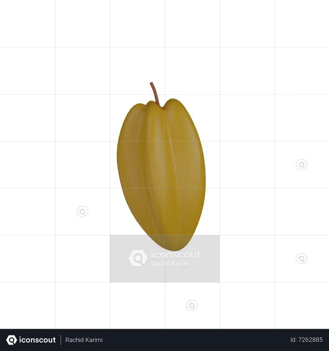 Carambola  3D Icon