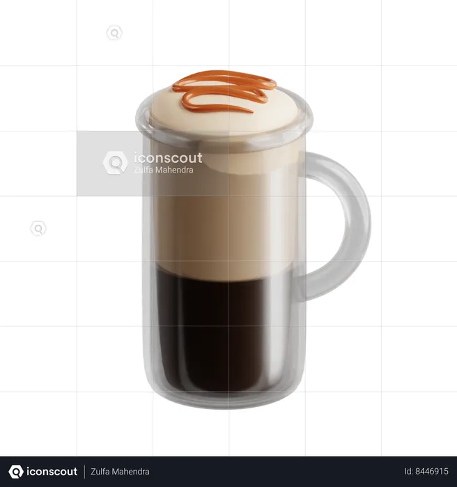 Caramel Macchiato  3D Icon