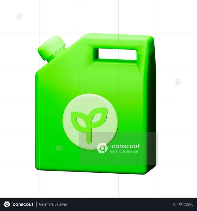 Carburant vert  3D Icon