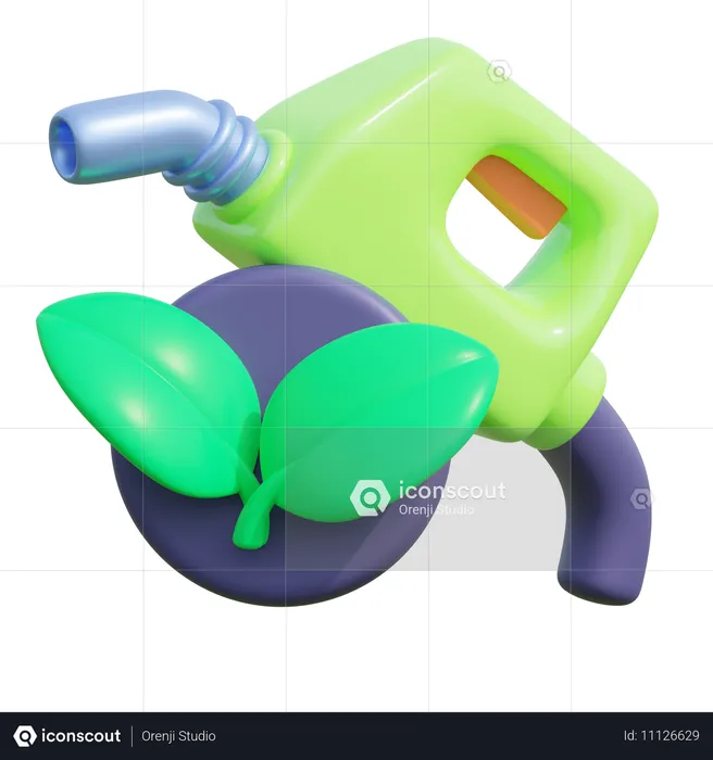 Carburant vert  3D Icon