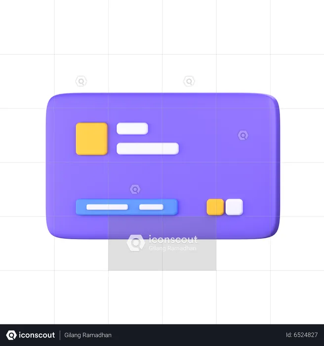 Card  3D Icon