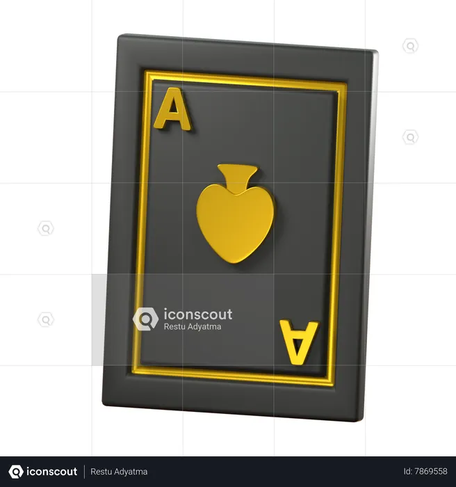 Card  3D Icon